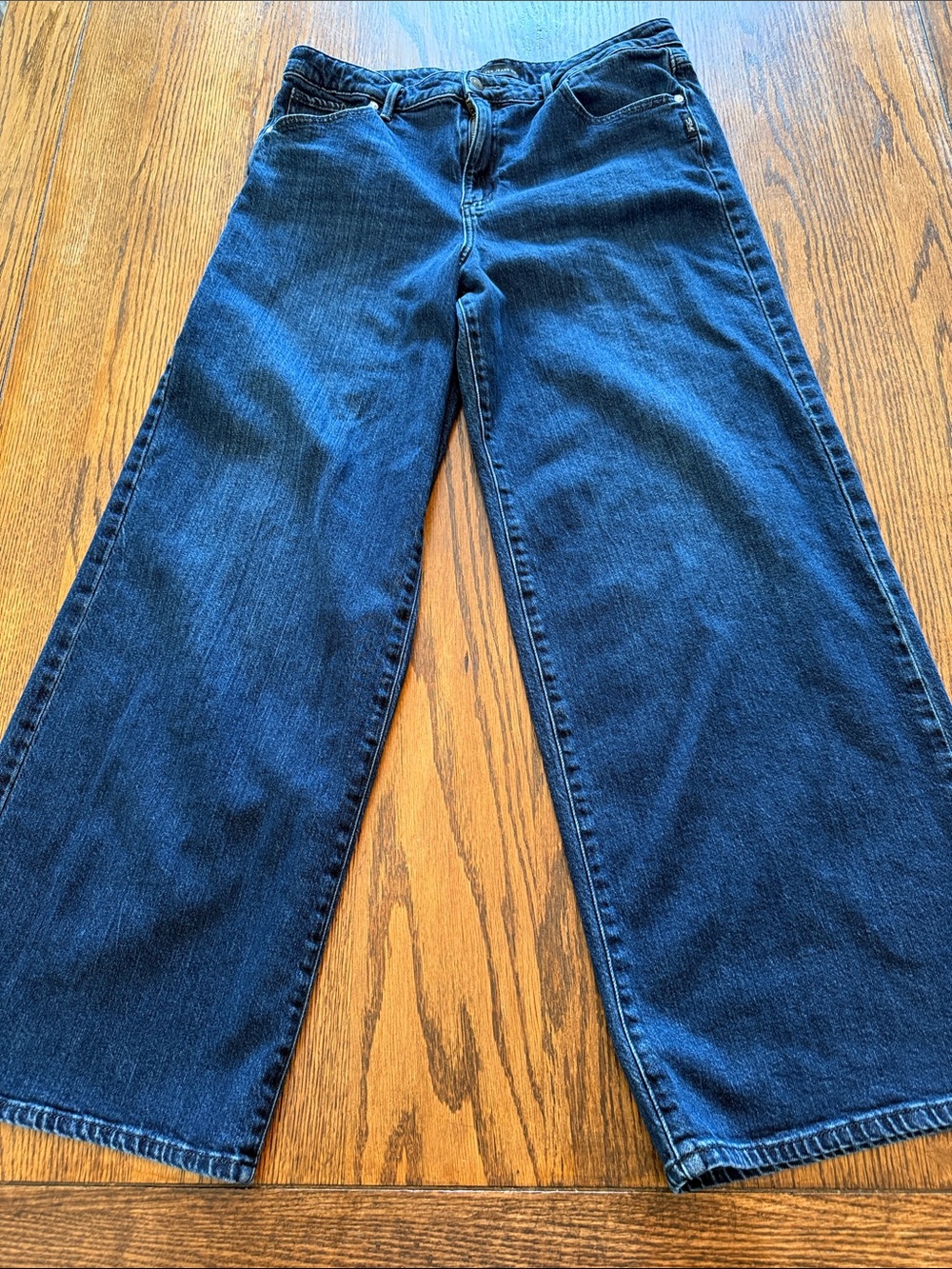 Silver Jeans Isbister Wide Leg Jeans Dark Wash High Rise W32 L31